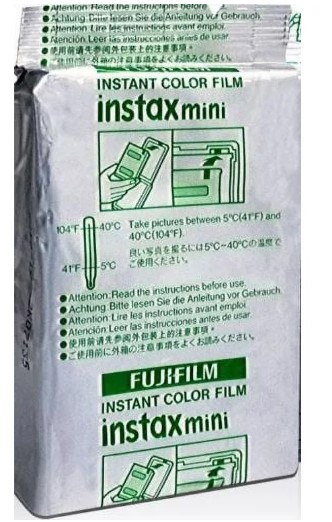 Fujifilm Instax Mini Instant Film, 10 Prints FOIL PACK